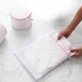 5pcs Zipper Mesh Laundry Bags Set Clothes Washing Organiser for Delicates - Grey - Extra Image