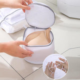 5pcs Zipper Mesh Laundry Bags Set Clothes Washing Organiser for Delicates - Pink