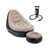 3pcs Inflatable Air Chair Seat Lazy Sofa Lounge Blow Up Ottoman Outdoor Couch - Front View