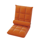 Floor Lounge Sofa Bed Chair with Lumbar Pillow Folding Adjustable Cushion - Pink - Extra Image