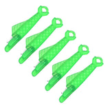 5PCS Plastic Needle Threader Tool for Sewing Machine Quick Lead Garment Sewing - Green - Low Angle