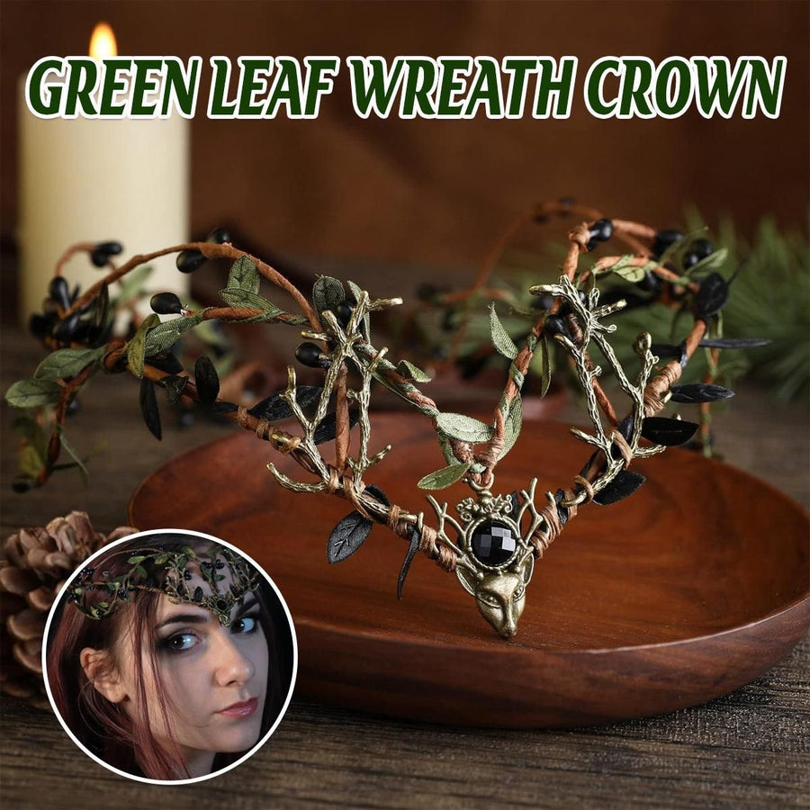 Crown Mori Leaf Hair Bands Floral Wreath Headdresses Wedding Party Accessories