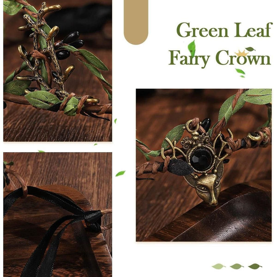 Crown Mori Leaf Hair Bands Floral Wreath Headdresses Wedding Party Accessories