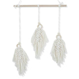 Leaf Shape Boho Handmade Macrame Wall Hanging Knitting Cotton Rope Home Decor