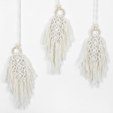Leaf Shape Boho Handmade Macrame Wall Hanging Knitting Cotton Rope Home Decor