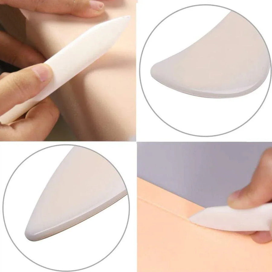5Sets Leather Shaping Knife DIY Crimping Tool Trimmer Sealing Edge Cutter Kit