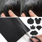 2X Self Adhesive Leather Repair Patches Kit for Sofa Couch Auto Interior Use - Brown