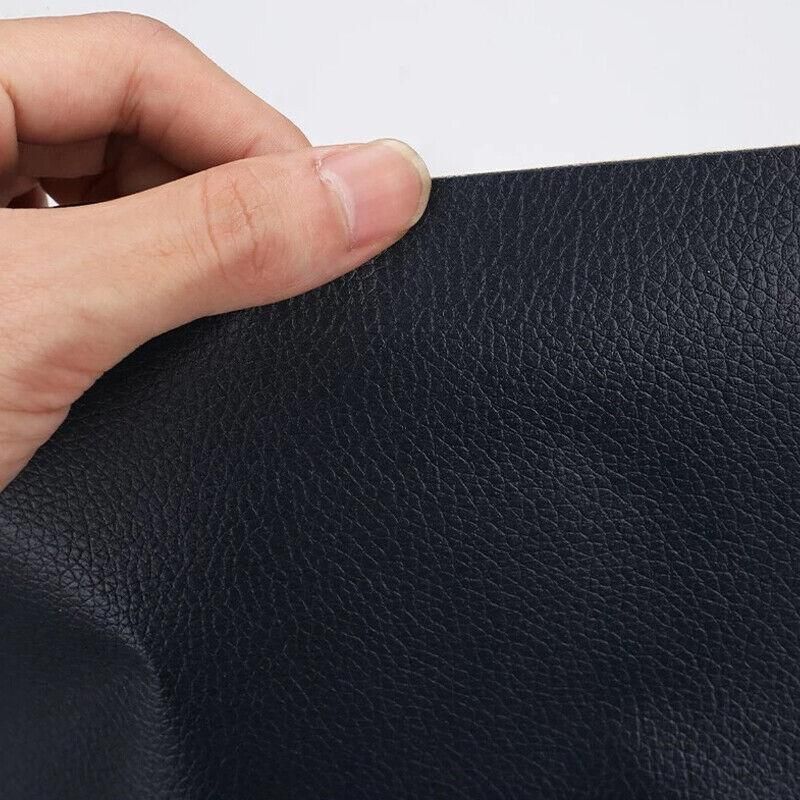 2X Self Adhesive Leather Repair Patches Kit for Sofa Couch Auto Interior Use - Brown