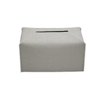 Large Size Tissue Box Dispenser Paper Holder Napkin Case Pu Leather Cover - Grey