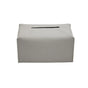 Large Size Tissue Box Dispenser Paper Holder Napkin Case Pu Leather Cover - Grey