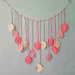 Bohemian Wall Hanging Cotton Cord Wood Bead Tassel Wall Tapestry Photo Decor