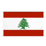 Large Lebanon Lebanese Flag Heavy Duty Outdoor Lb 90X150Cm - 3X5Ft - Front View
