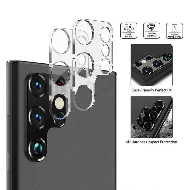 Samsung Galaxy S22 Ultra/Plus/S22 Camera Lens Protector Tempered Glass - For Galaxy S22+