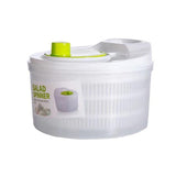 Large Salad Spinner 3L Vegetable Washer Dryer Bowl for Lettuce Spinach Broccoli - Front View