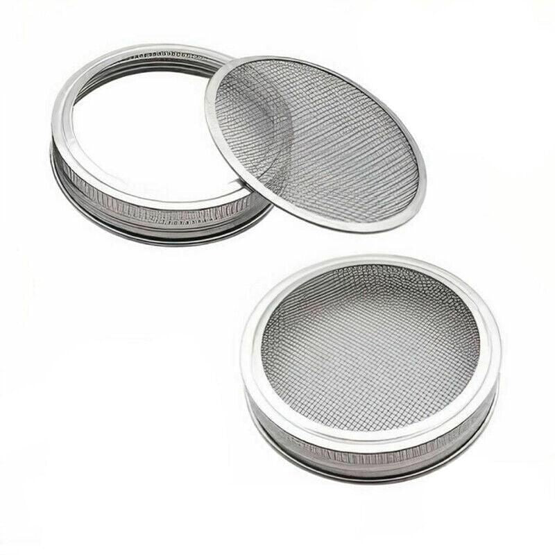Seed Sprouting Lids Tools Strainer Screen Kits For Wide Mouth Mason Canning Jar
