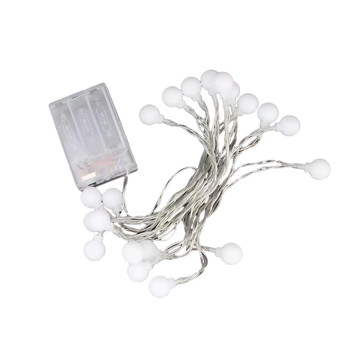 Bulb Ball Fairy String Strips Lights Home Garden Lamp Halloween Xmas Party - 3M Battery (not included)