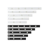 Ultra-Thin Intelligent LED Motion-Sensing Light Bar Rechargeable Strip Lamp - Ordinary Model - White 50cm - Front View
