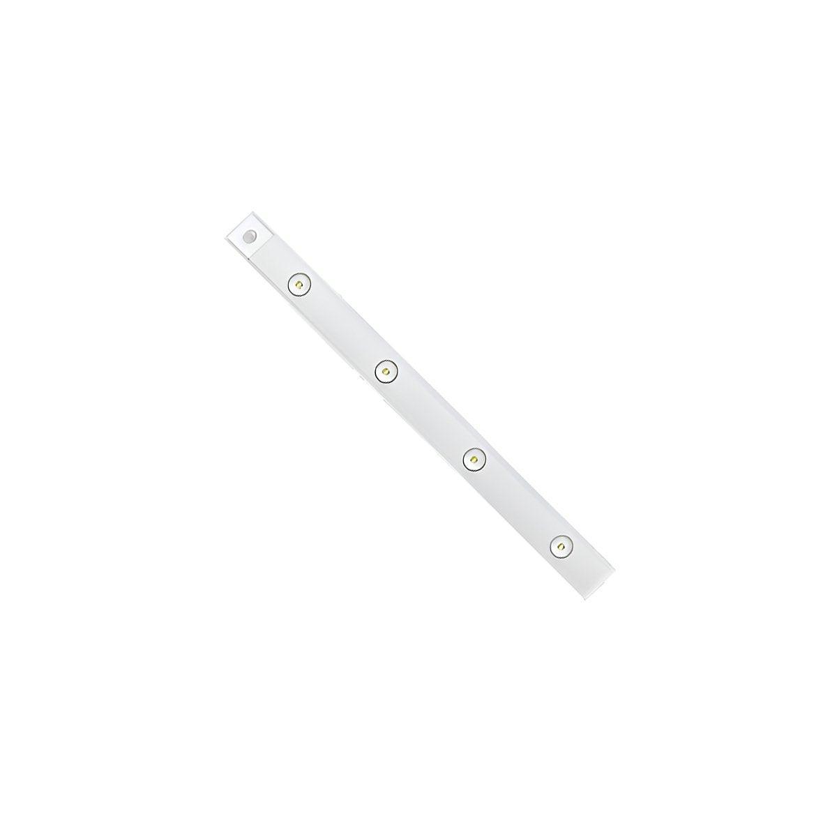 Ultra-Thin Intelligent LED Motion-Sensing Light Bar Rechargeable Strip Lamp - Remote Control Model - White 50cm