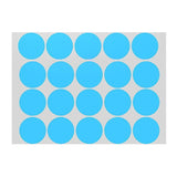 Blue Assorted Sizes Colour Sticker Dots Adhesive Round Labels Circular Spot Scrapbook - 13mm*132 Dots