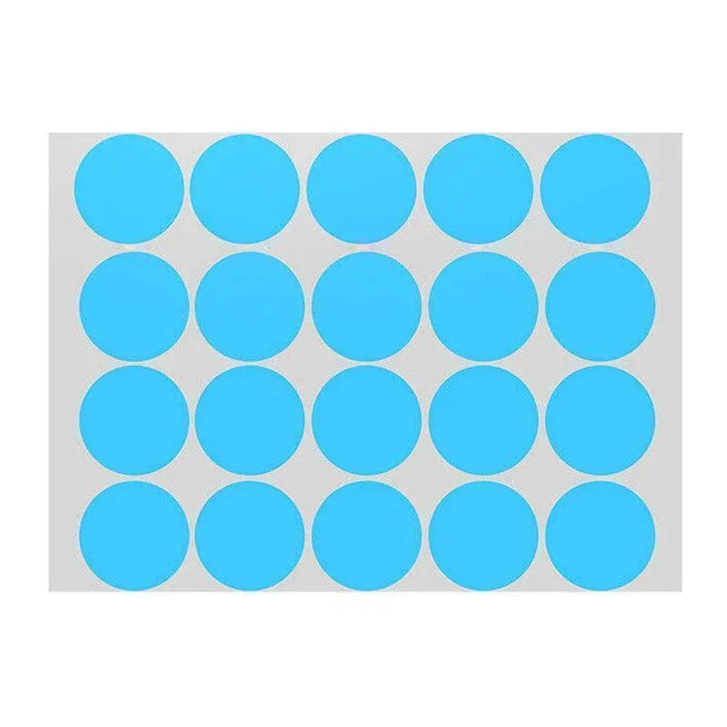 Blue Assorted Sizes Colour Sticker Dots Adhesive Round Labels Circular Spot Scrapbook - 25mm*40 Dots