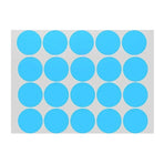 Blue Assorted Sizes Colour Sticker Dots Adhesive Round Labels Circular Spot Scrapbook - 25mm*40 Dots