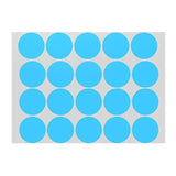Blue Assorted Sizes Colour Sticker Dots Adhesive Round Labels Circular Spot Scrapbook - 25mm*40 Dots