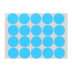 Blue Assorted Sizes Colour Sticker Dots Adhesive Round Labels Circular Spot Scrapbook - 8mm*260 Dots