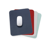 Leather Mouse Pad Gaming Waterproof Desk Mat 25 x 21cm Anti Slip - Light Green - Side View