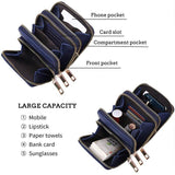 Women Crossbody Phone Purse Touch Screen Bag Rfid Blocking Wallet Shoulder Strap - Light Purple - Extra Image