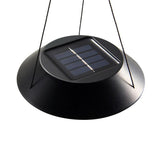 Wind Chimes Solar Powered Led Lights Changing Hanging Garden Yard Outdoor Decor - Hummingbird - Top-Down View