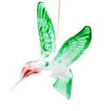Wind Chimes Solar Powered Led Lights Changing Hanging Garden Yard Outdoor Decor - Hummingbird - 45-Degree Angle