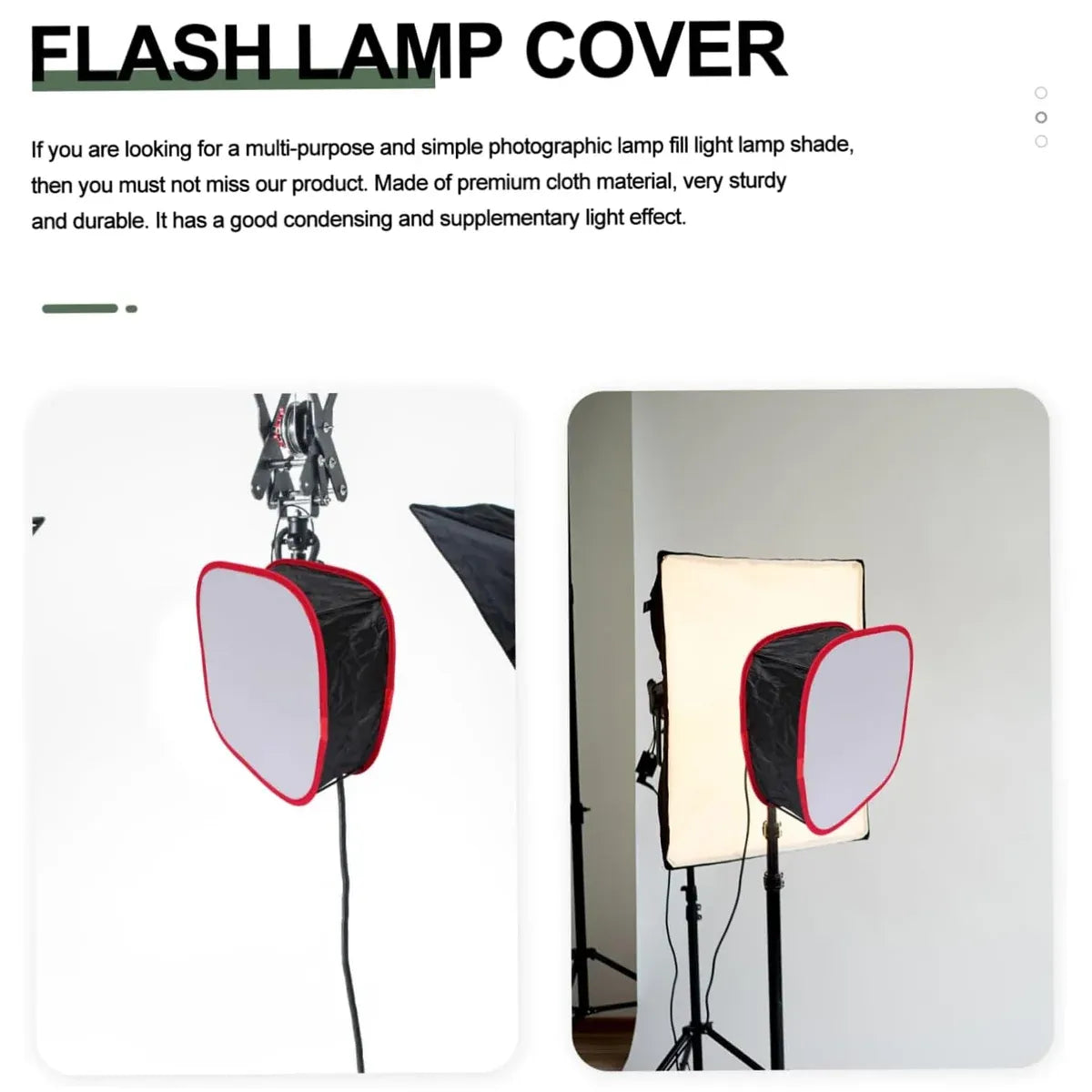 Portable LED Softbox Diffuser Lightweight for Camera Phone Photography Shooting