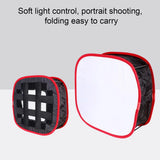Portable LED Softbox Diffuser Lightweight for Camera Phone Photography Shooting - Close-Up Angle