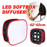 Portable LED Softbox Diffuser Lightweight for Camera Phone Photography Shooting - Extra Image