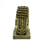 Resin Guardian Lion Statue Ornament Aquarium Decor Fish Tank Desktop Display - Extra Image