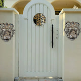 Lion Head Wall Decor Resin Wall Hanging Sculpture Home Living Room - Low Angle