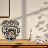 Lion Head Wall Decor Resin Wall Hanging Sculpture Home Living Room - Extra Image