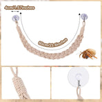 1PC Pet Climbing Gear Suspension Bridge Rope Swing for Reptiles Hermit Crabs
