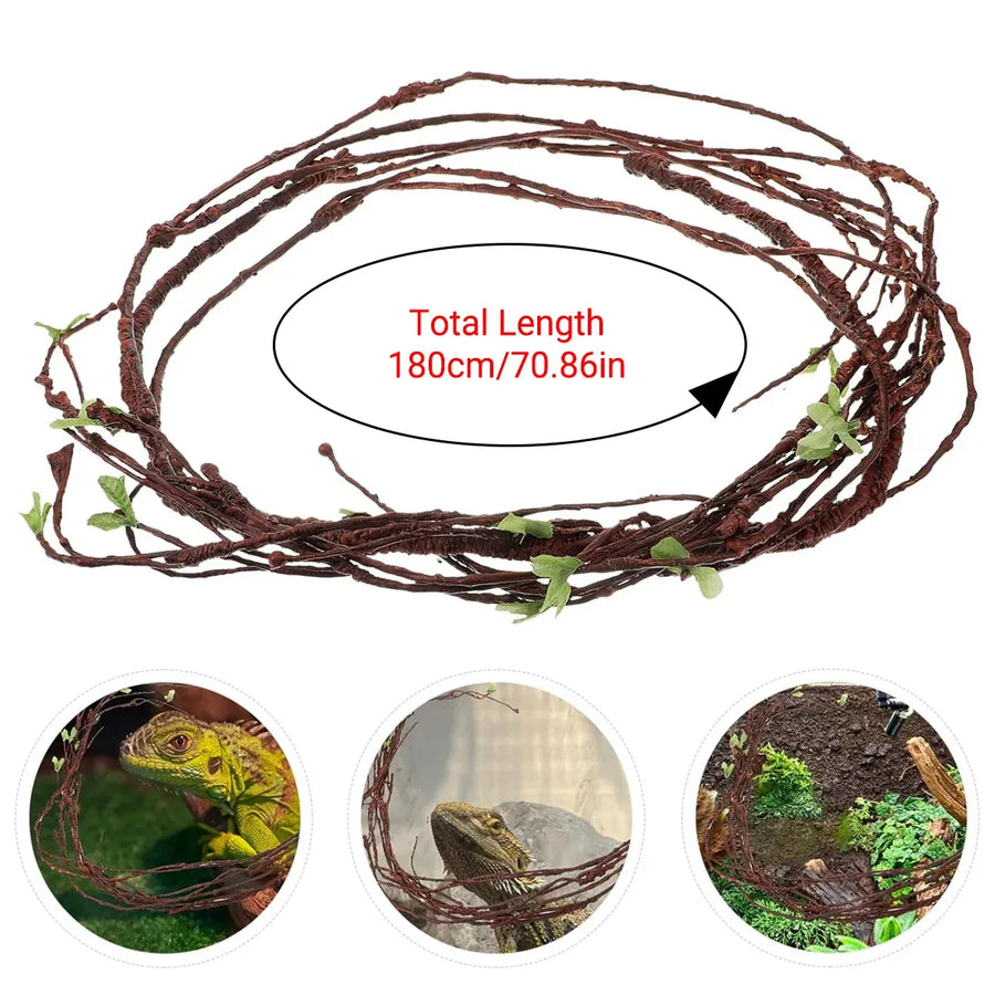 Artificial Rainforest Plant Vine Landscaping Decoration For Home Garden Decor