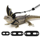 Lizard Harness Leash with Bat Wings Adjustable Reptile Lead for Bearded Dragons - Extra Image