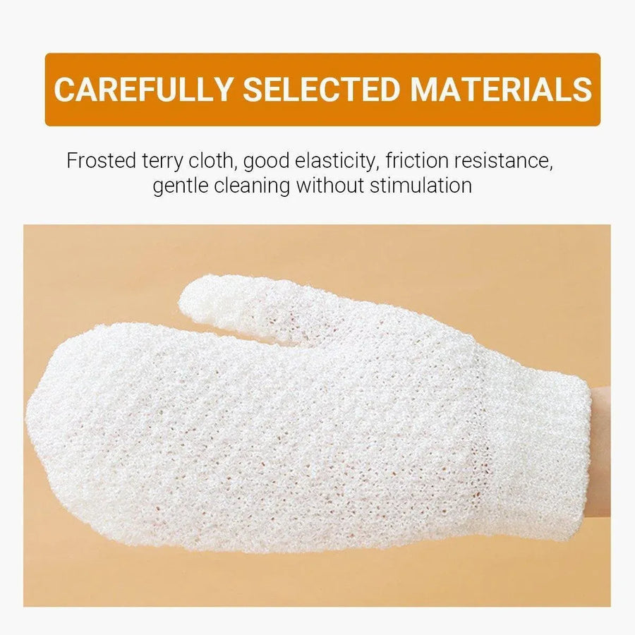 Bath Gloves Exfoliating Scrubbing Mitt Shower Cleaning Body Wash Supplies