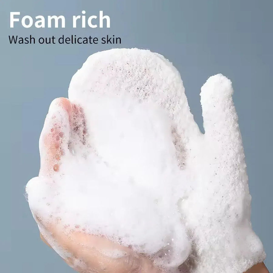 Bath Gloves Exfoliating Scrubbing Mitt Shower Cleaning Body Wash Supplies
