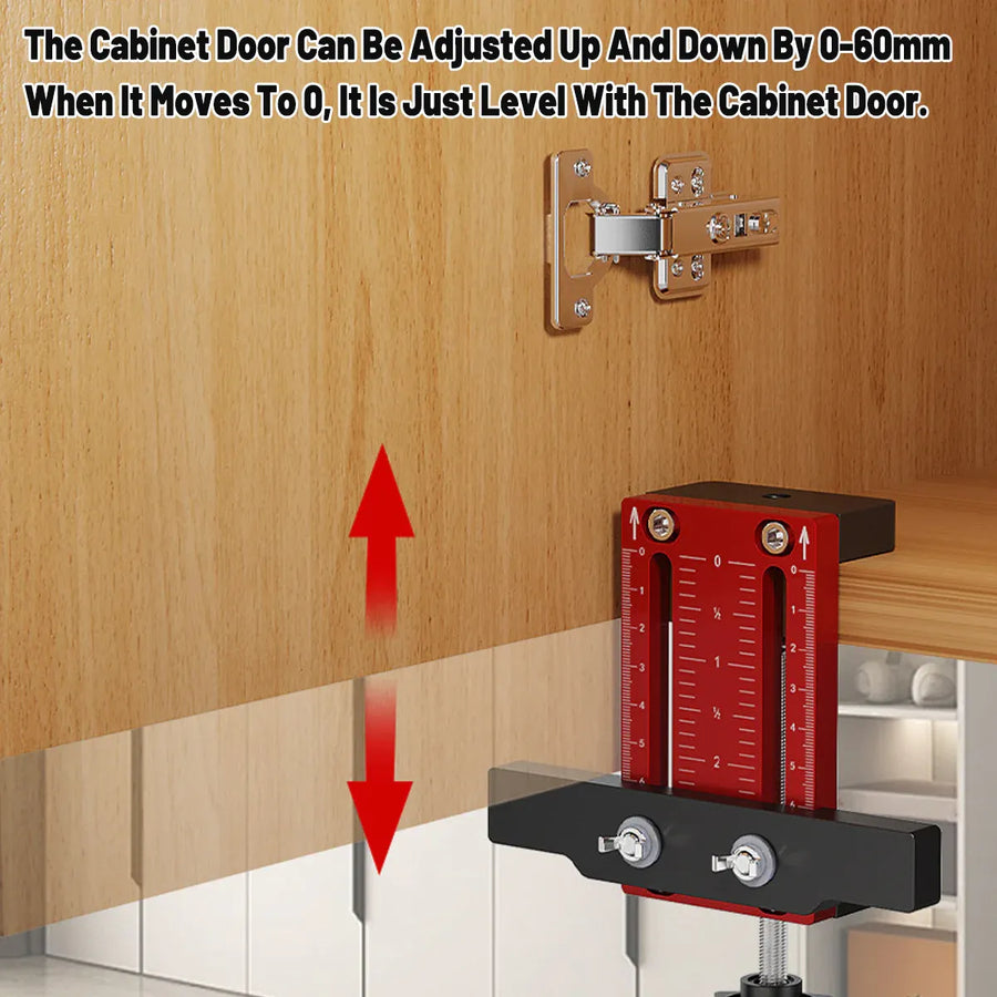 Cabinet Door Installation Locator Handle Mounting Precision Measuring Tool, image 8