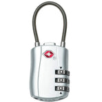 Zinc Alloy Combination Lock Anti-Theft For Luggage Cabinet Drawer Suitcase - Silver