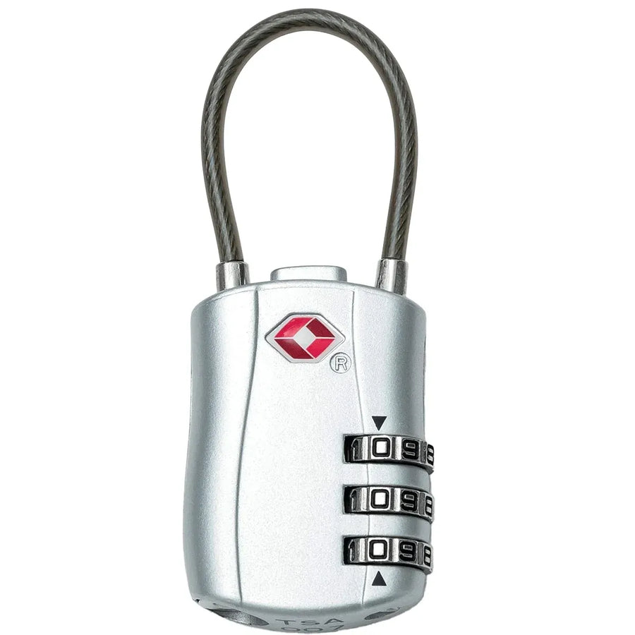 Zinc Alloy Combination Lock Anti-Theft For Luggage Cabinet Drawer Suitcase - Silver