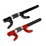 Car Steering Wheel Lock Anti Theft Security Code Lock for Vehicle Protection Use - Red - Side View