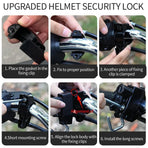 Multifunctional Motorcycle Helmet Lock Hook Key Lock Anti-Theft Durable Sturdy