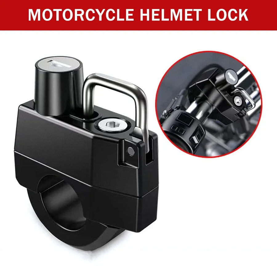 Multifunctional Motorcycle Helmet Lock Hook Key Lock Anti-Theft Durable Sturdy