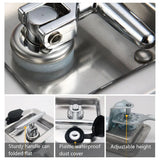Car Trailer Stainless Steel Toolbox Lock Anti Rust Secure For Truck Van Storage - 45-Degree Angle