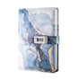 Password Book Notebook Planner Lockable Diary Journal for Office School Personal - Blue